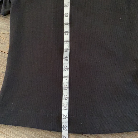 ANTHROPOLOGIE MAEVE FLUTTER SLEEVE TOP BLACK MEXIUM - Picture 8 of 12